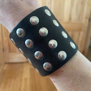 Rad Vintage Studded Leather Cuff